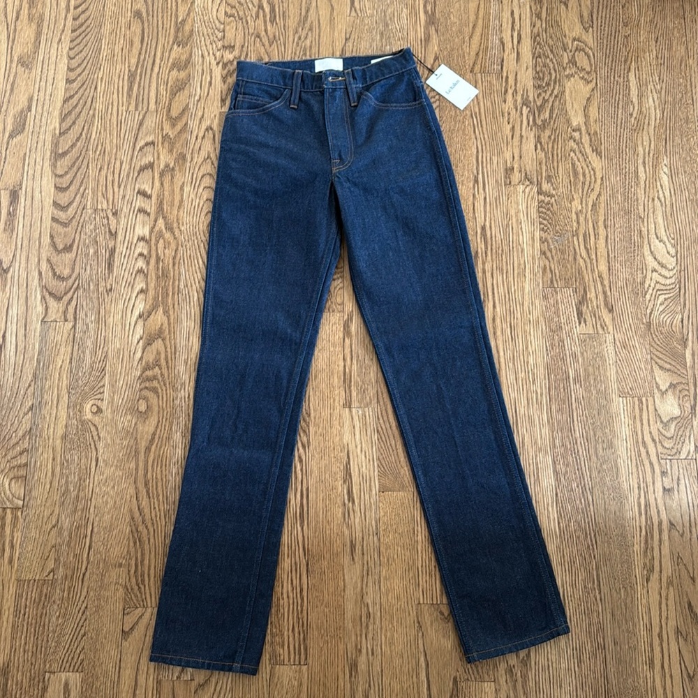 NWT Frame Le Italien True Straight High Rise Jeans, 23